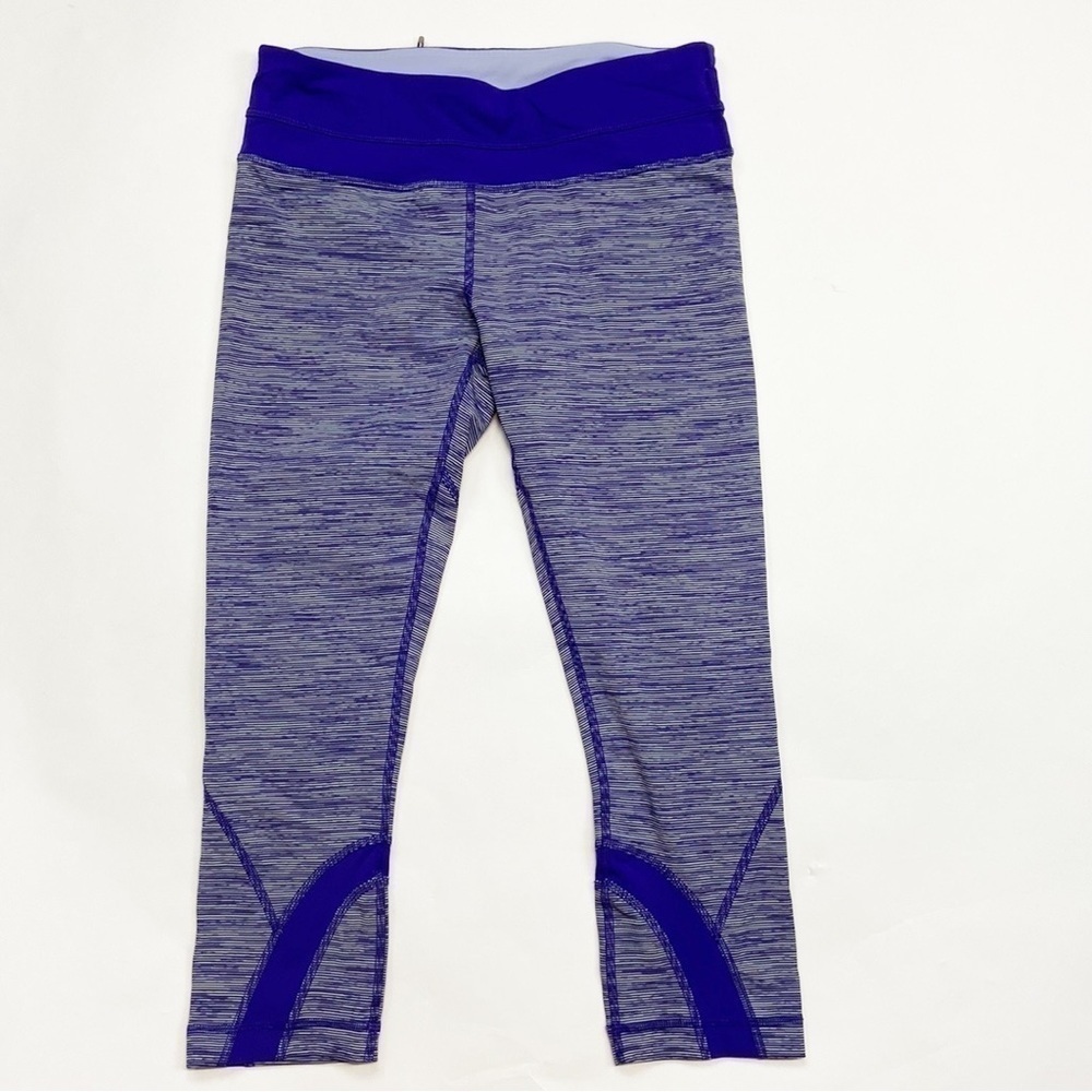 Lululemon Inspire Crop II We Are From Space Dye Twist Crop Athletic Leggings